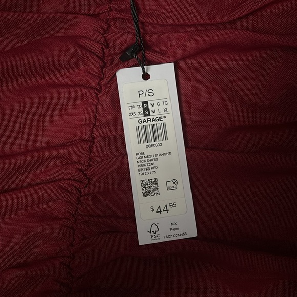 GARAGE BODYCON DRESS NWT. - Picture 4 of 4